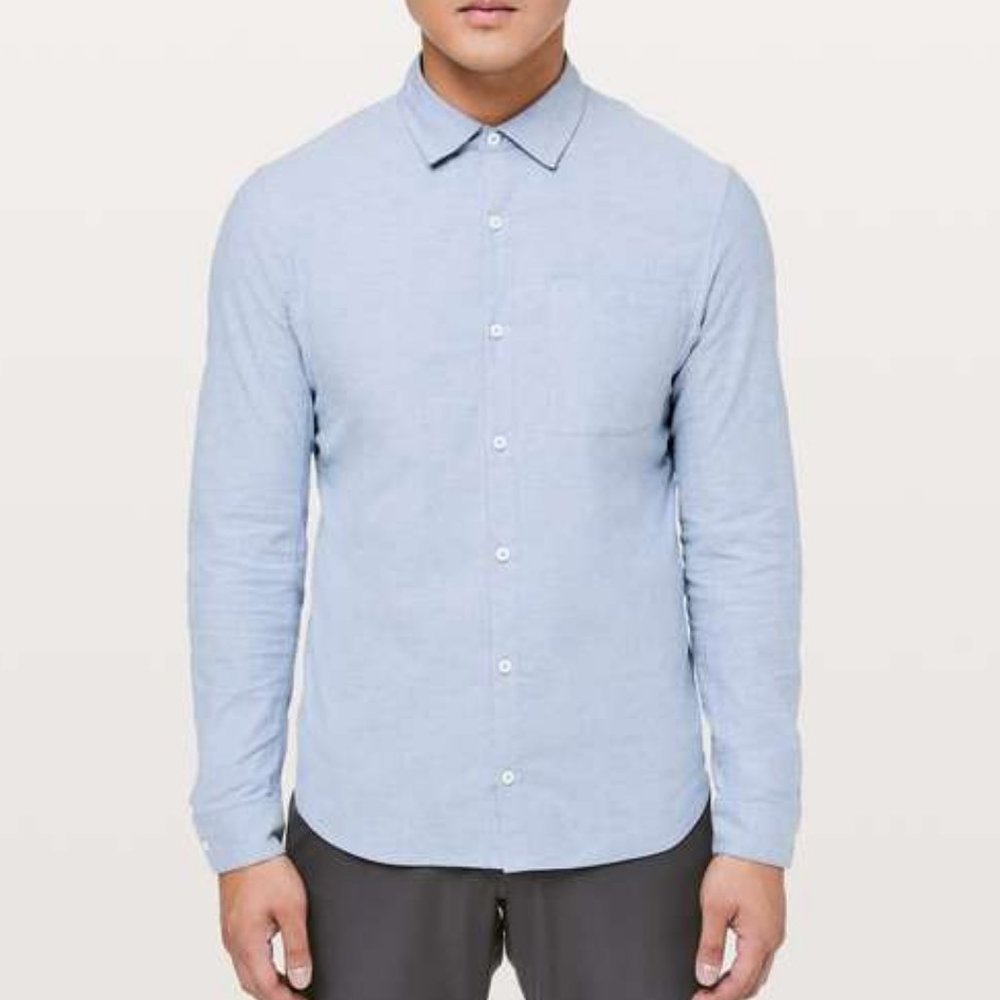 Lululemon Men’s All Town Button Down Long Sleeve